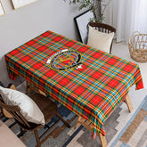Chattan Tartan Crest Tablecloth